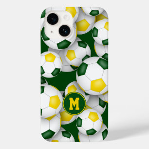 Funda Para iPhone 14 De Case-Mate Colores del equipo de oro verde diversión en balon