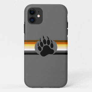Funda Para iPhone 11 Colores del Orgullo del oso rayas y el pato del os