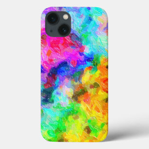 Funda Para iPhone 13 Colores dramáticos de la pintura