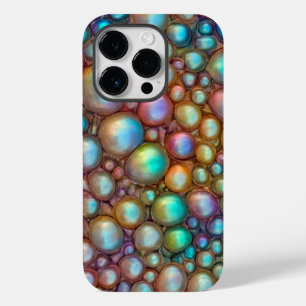 Funda Para iPhone 14 Pro De Case-Mate Colores holográficos burbuja ajuste textura macro