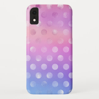 Funda Para iPhone XR Colores irlandeses con patrón de puntos de polka