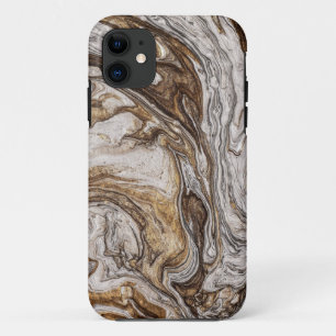 Funda Para iPhone 11 colores marrones líquidos glamour 001