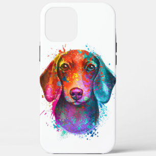 title_seo2 Colorful Dachshund Dog Art Illustration