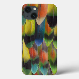 Funda Para iPhone 13 Colorful Lovebird Tail Feathers