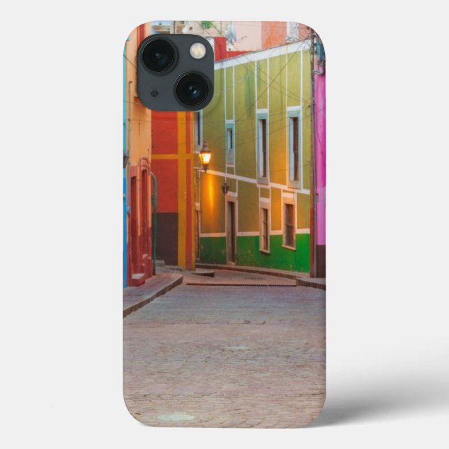 Funda De Case-Mate Para iPhone Colorful street scene (Reverso)