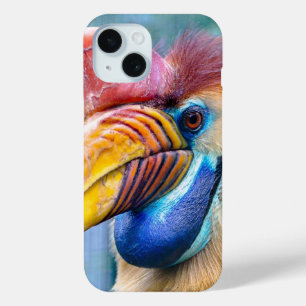 Funda Para iPhone 15 Colorida Cara de Bucerótido Knobbed