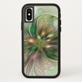 Funda Para iPhone 13 Colorida Fantasía Moderna Resumen Flor Fractal