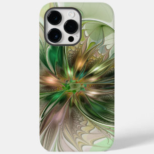 Funda Para iPhone 14 Pro Max De Case-Mate Colorida Fantasía Moderna Resumen Flor Fractal