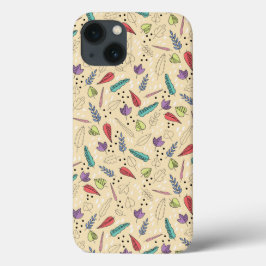 Funda Para iPhone 13 Colorida hoja de otoño Medley