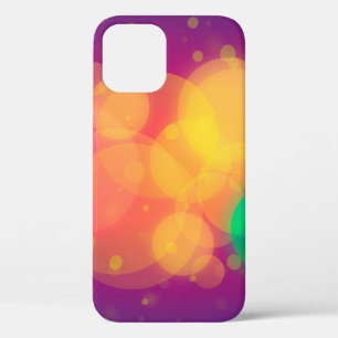 Funda Para iPhone 12 Colorida textura de fondo bokeh