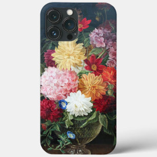 Funda Para iPhone 13 Pro Max Coloridas Flores Antiguas Siguen Pintando Arte