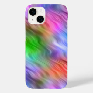 Funda Para iPhone 14 De Case-Mate Coloridas flores silvestres textura ondulada