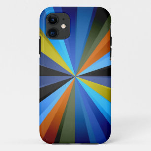 Funda Para iPhone 11 Coloridas franjas de arte gráfico sin inconvenient
