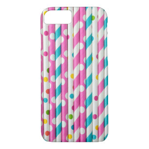 Funda Para iPhone 8/7 coloridas pajaritas para beber
