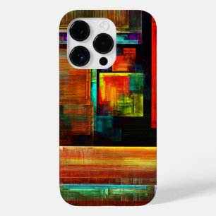Funda Para iPhone 14 Pro De Case-Mate Coloridas plazas Patrón de arte abstracto moderno 