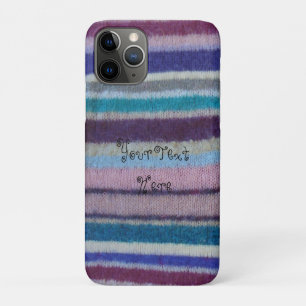Funda Para iPhone 11 Pro coloridas rayas de punto estilo vintage diseño div