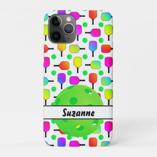 Funda Para iPhone 11 Pro Coloridas remo de bolas de pato verde personalizad
