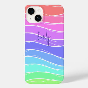 Funda Para iPhone 14 De Case-Mate Colorido a rayas