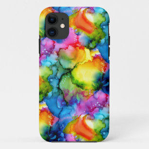 Funda Para iPhone 11 Colorido Arcoiris Abstract Tie Dye