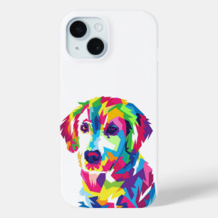 Funda Para iPhone 15 Colorido cachorro perro labrador Labrador