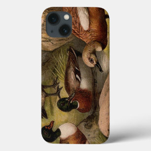 Funda Para iPhone 13 Colorido cuadro vintage de patos