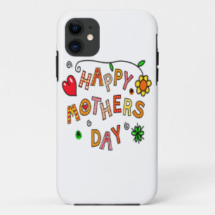 Funda Para iPhone 11 Colorido Día de la Madre Feliz