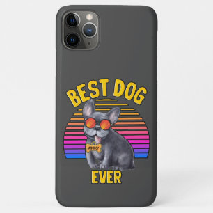 Funda Para iPhone 11 Pro Max Colorido Divertido Perro Bulldog Francés Retro  Me