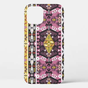 Funda Para iPhone 12 Colorido estilo tribal, sin fisuras.