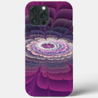 Colorido Floral Abstracto Arte Fractal Rosa Impact