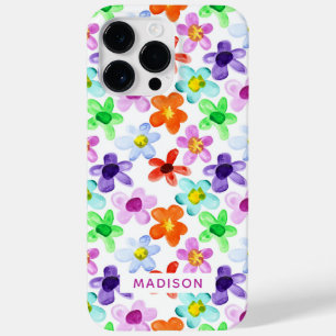 Funda Para iPhone 14 Pro Max De Case-Mate Colorido Floral Personalizado Acuarela Moderna