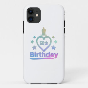 Funda Para iPhone 11 colorido gracioso me encanta mi diseño de cumpleañ