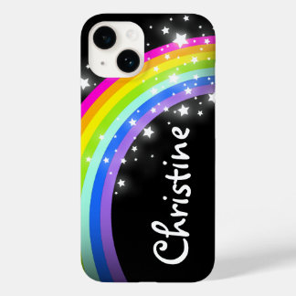 Funda Para iPhone 14 De Case-Mate Colorido gráfico de cielo estrellado negro arcoiri