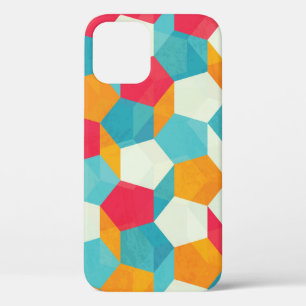 Funda Para iPhone 12 Colorido Mosaico, Patrón Artístico Sin Marea.