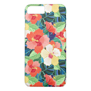 Funda Para iPhone 8 Plus/7 Plus Colorido patrón de Hibiscus