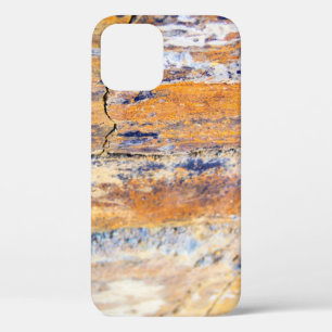 Funda Para iPhone 12 Colorido patrón de pared de piedra natural en una 