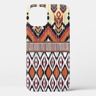 Funda Para iPhone 12 Colorido patrón étnico tribal sin fisuras