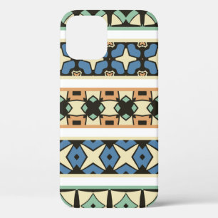 Funda Para iPhone 12 Colorido patrón étnico tribal sin fisuras