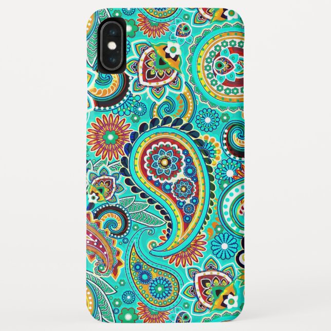 Funda De Case-Mate Para iPhone Colorido Resumen Paisley (Reverso)