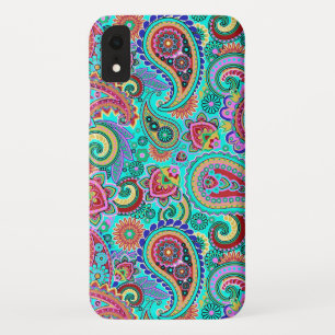 Funda Para iPhone XR Colorido Retro Paisley