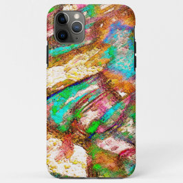Funda Para iPhone 11 Pro Max Colorido - Rústico y áspero como un revoque