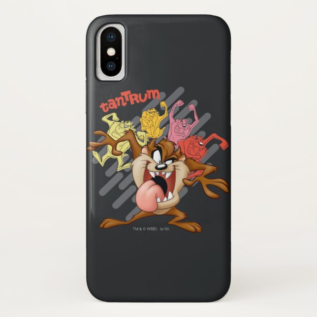 Funda De Case-Mate Para iPhone Colorido "Tantrum" TAZ™ (Reverso)