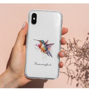 Funda Para iPhone 11 Colorido vuelo, colibrí acuarela personalizado