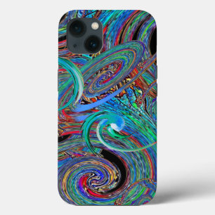 Funda Para iPhone 13 Colorido y moderno patrón abstracto
