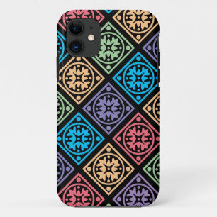 Funda Para iPhone 11 Coloridos círculos abstractos y cobertura de teléf