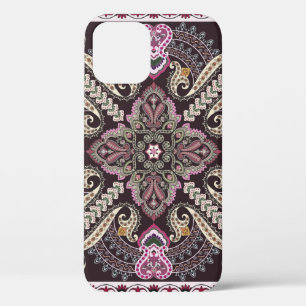 Funda Para iPhone 12 Coloridos motivos de mandala vintage sin inconveni