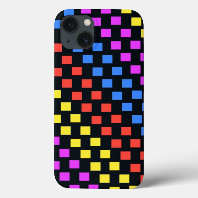 Funda De Case-Mate Para iPhone Colourful Squares (Reverso)