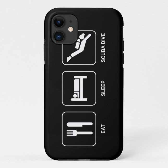 Funda De Case-Mate Para iPhone Coma buceo Scuba (Reverso)