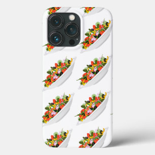 Funda Para iPhone 13 Pro Coma más plantas con letras de motivación de ensal