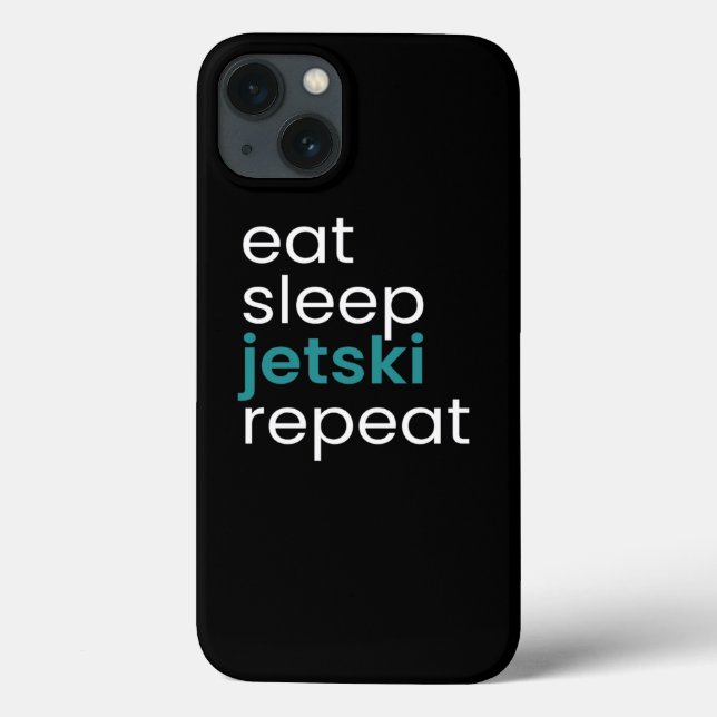 Funda De Case-Mate Para iPhone Coma Sleep Jetski Repetir (Reverso)