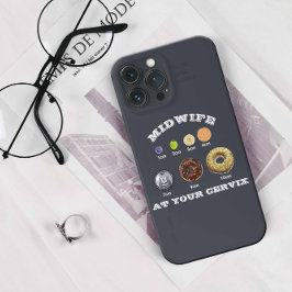 Funda Para iPhone 13 Pro Max Comadrona divertida "En tu Cervix" cm Medición Osc